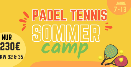 Kinder Sommer Padel Camps